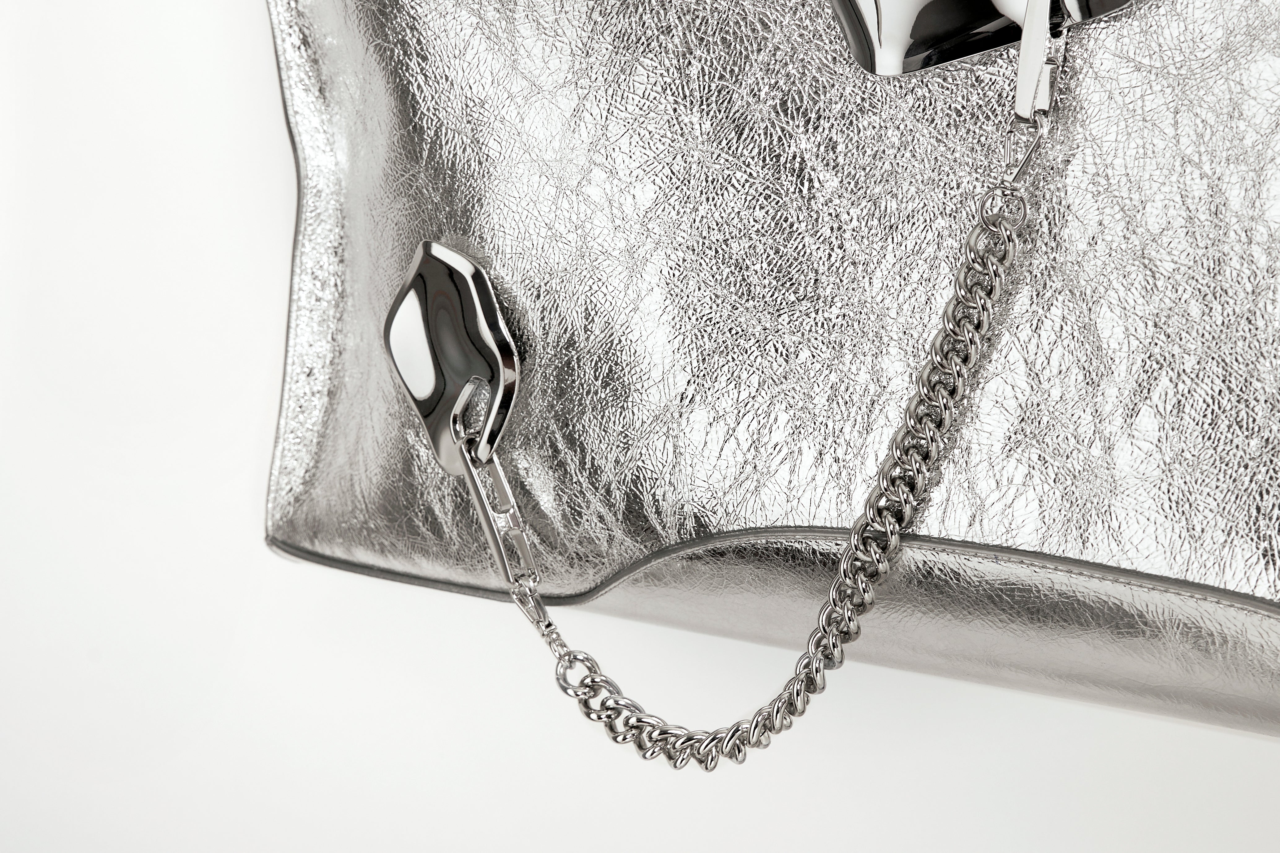 Arabella Tote Wide Silver